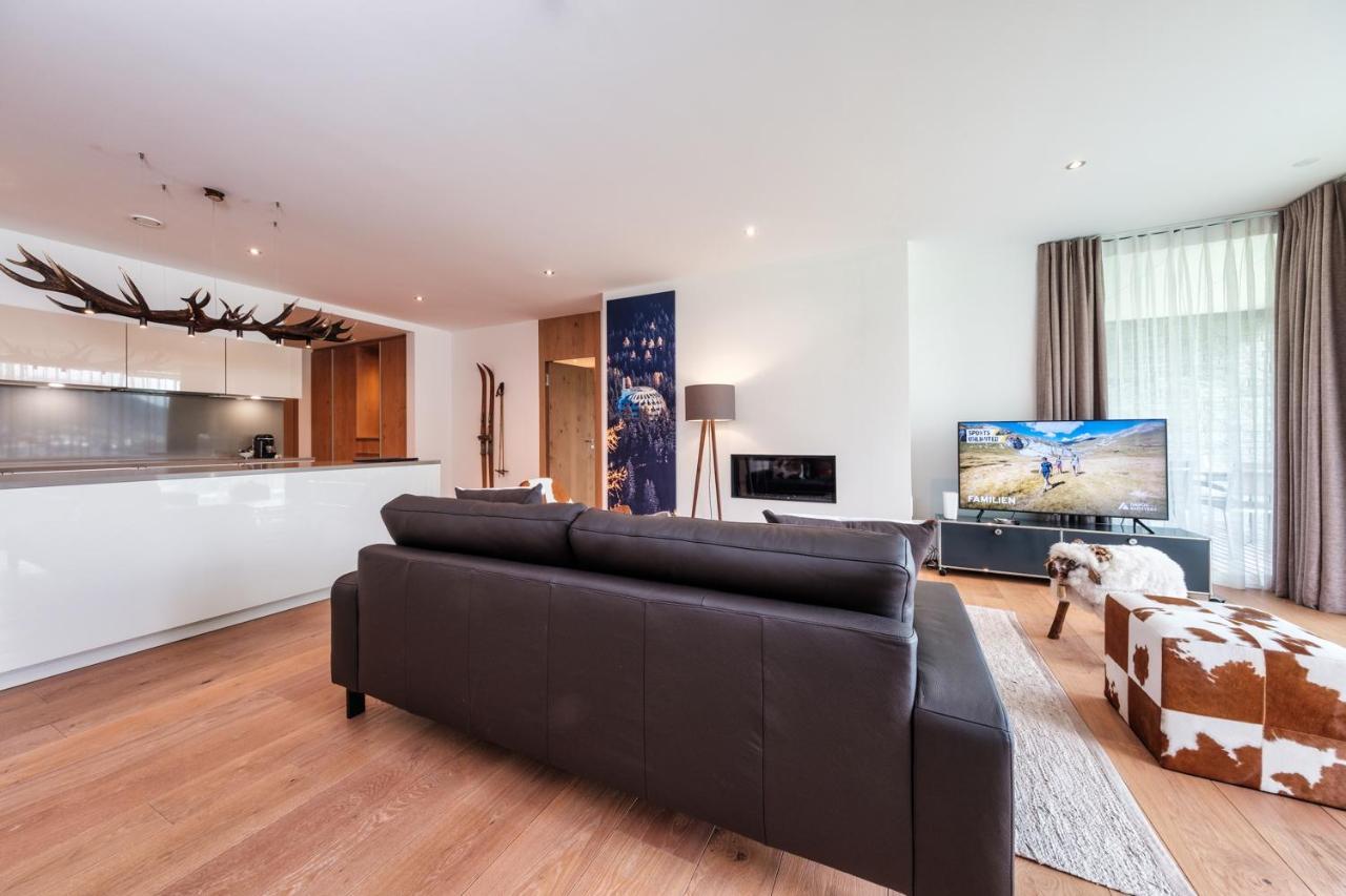 Luxury Panorama Apartment With Alpengold Spa Access Davos Esterno foto