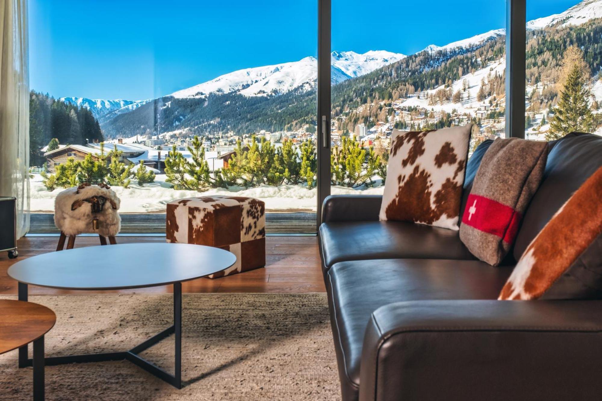 Luxury Panorama Apartment With Alpengold Spa Access Davos Esterno foto